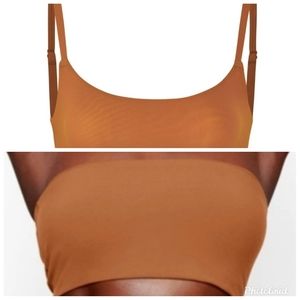 SKIMS Bralette & Bandeau BUNDLE size MEDIUM *NWTS* Seasonal Color COPPER